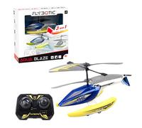 Bizak FLYBOTIC Aqua Blaze, helicóptero teledirigido 3 en 1, psrs Conducir en Tierra, Aire y Agua, con Mando Radio Control direccional, para niños y Adultos, (62004795)