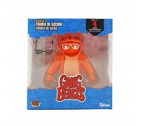 Bizak Gang Beasts, Figura de acción articulada de 12 cm, Pack de 1 Color Rojo, Figuras coleccionables del Juego multijugador de Combate (64116000), 64116000-1