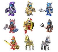 Bizak - Heropod World of Armours: Construye y colecciona guerreros y caballos articulados (Varios modelos) ㅤ