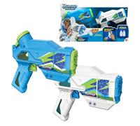 Hydro M.A.D. Mini Blaster Pack Doble, Pistolas de Agua Electrónicas en Azul y Blanco, Alcance hasta 5m, Juguete para Juego al Aire Libre, Niños y Niñas +8 Años, Bizak (62001154)