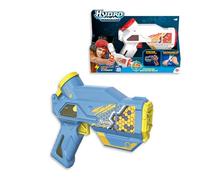 Bizak Hydro Mad Mini Blaster Azul y Amarilla de Agua eléctrica compacta con luz LED, Alcance hasta 5 m y batería Recargable, Juguete acuático Potente, para niños Desde 8 años (62001153-1)