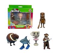 Bizak Italian Brainrot Pack de 5 Figuras, Figura Coleccionable, 8 Modelos, 5 cm (35007601)