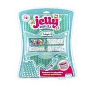Bizak Jelly Bands Arándanos, Pack de Pulseras perfumadas para diseñar y Personalizar, Incluye Abalorios y Charms 3D, Aroma a arándanos y Color Azul, Desde 4 años (63335564-1)