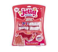 Bizak Jelly Bands Cereza, Pack de Pulseras perfumadas para diseñar y Personalizar, Incluye Abalorios y Charms 3D, Aroma frutal y Color Rojo, Desde 4 años (63335564-5)
