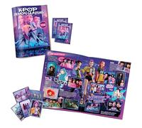 Bizak KPOP Demon Hunters Stickers Cards Álbum Oficial Netflix,32 páginas para colección de 200 Stickers, Incluye 2 Sobres con 10 Stickers troquelados y holográficos y póster Doble Cara (64395101)