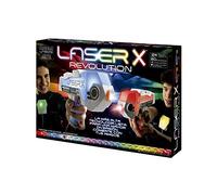 Bizak Laser X Revolution Double Blaster - Pistola Laser Largo Alcance, con Recarga rápida y Chalecos, Regalo para niños y niñas a Partir de 6 años (62948046)