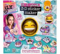 Bizak Sticker-MakerCrea tus pegatinas 3D, divertida máquina para crear pegatinas, stickers, con fondos y gemas para pegar donde quieran, regalo para niñas y niños de más de 6 años, (63332665)