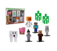 Bizak Minecraft Toppez Edición Especial Pack 8 Figuras Stdo.1,muñecos de 5 cm con 2 Figuras Sorpresa,Producto Oficial,16 Modelos para coleccionar,para Fans y niños Desde 8 años (64110034-1)