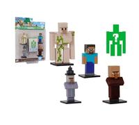 Bizak Minecraft Toppez Edición Especial Pack de 5 Figuras Stdo.4, muñecos de 5 cm con 1 Figura Sorpresa, Producto Oficial, 16 Modelos para coleccionar, para Fans y niños Desde 8 años (64110033-4)