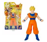 Bizak Monsterflex Figura Goku Super Saiyan de Dragon Ball, muñeco súper Extensible y elástico, 25 cm, 12 para coleccionar, para Adultos Fans coleccionistas y niños Desde 4 años, (64390230)