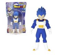 Bizak Monsterflex Figura Vegeta Super Saiyan Blue EV de Dragon Ball, muñeco súper Extensible y elástico, 17 cm, 8 para coleccionar,para Adultos Fans coleccionistas y niños Desde 6 años, (64390230-29)