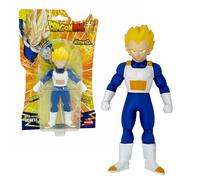 Bizak Monsterflex Figura Vegeta Super Saiyan de Dragon Ball, muñeco súper Extensible y elástico, 25 cm, 12 para coleccionar, para Adultos Fans coleccionistas y niños Desde 4 años, (64390230)