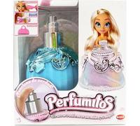 Bizak Perfumitos, frasco de perfume con muñeca sorpresa, al abrirlo descubres una princesa, accesorios de juguete y un recipiente para meter tu colonia (no incluída), 8 diferentes, +3 años, (64261260)