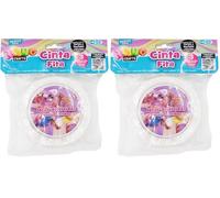 Bizak Nano Crafts Cinta, Peck de Recambio de Cintas con Distintos Colores Surtidos para completar o recargar Tus Kits de Manualidades Nano Craft, (64454956) (Paquete de 2)