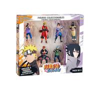Bizak Naruto Pack de 8 Figuras en Caja Deluxe, 7 cm, Incluye 2 Figuras Ocultas de Edición Especial, +6 años, (64111270-2)