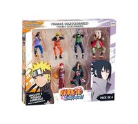 Bizak Naruto Pack de 8 Figuras en Caja Deluxe, 7 cm, Incluye 2 Figuras Ocultas de Edición Especial, +6 años, (64111270-1)