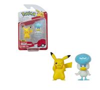 Bizak Pokemon Pack Doble Generacion IX, Incluye 2 Figuras con Gran Nivel de Detalle Quaxley + Pikachu (63223355)