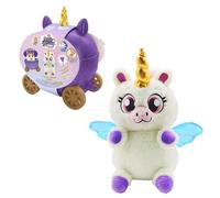 Bizak Reino Mágico Carroza Nube de Azúcar, Unicornio Sorpresa con Carroza Mágica y Accesorios, Incluye Pegatinas y Collar, Guarda Tus Secretos en el Cofre, 6 Modelos para Coleccionar (64499008-1)