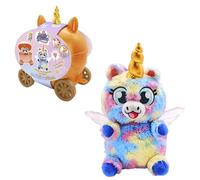 Bizak Reino Mágico Carroza Sueño de Melocotón, Unicornio Sorpresa con carroza mágica y Accesorios, Incluye Pegatinas y Collar, Guarda Tus Secretos en el Cofre, 6 para coleccionar (64499008-6)