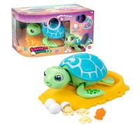 Bizak Salva La Tortuga Color Verde, Mascota Interactiva para niños y niñas, Experiencia de unboxing, Limpia y cuida tu Animal Interactivo con reaccione y Sonidos, Juego de cuidados, (62008633-2)
