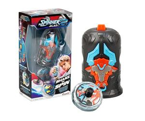 Bizak Spinner Mad 2 Shake, Peonza Individual con Mecanismo Avanzado, Dark Bull, Juguete de Batalla para Niños y Niñas +5 Años, 6 Estilos Diferentes para Coleccionar, (62006323-6)