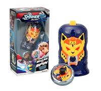 Bizak Spinner Mad 2 Shake, Peonza Individual con Mecanismo Avanzado, Jade Wolf, Juguete de Batalla para Niños y Niñas +5 Años, 6 Estilos Diferentes para Coleccionar, (62006323-3)