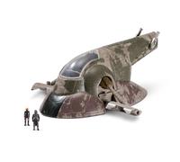 Bizak Star Wars Micro Galaxy Squadron, Nave Deluxe Boba Fett, Incluye 2 Figuras (62610027)