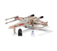 Bizak Star Wars Micro Galaxy Squadron, Nave X-Wing Batalla, Incluye 2 Figuras (62610018)