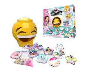 Bizak Sticker-MakerCrea tus pegatinas 3D, divertida máquina para crear pegatinas, stickers, con fondos y gemas para pegar donde quieran, regalo para niñas y niños de más de 6 años, (63332665)