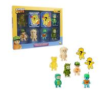 Bizak Stumble Guys Pack 8 Figuras de acción T-Rex Guy + Robot Guy, Personajes para coleccionar, Licencia Oficial del Videojuego de derribos, Adultos Fans y niños o niñas +8 años (64112072-6)