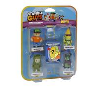 Bizak Stumble Guys Pack de 5 Figuras de acción 6 cm Set 4, 4 Grupos de Personajes para coleccionar, Licencia Oficial del Videojuego de derribos, Adultos Fans y niños o niñas Desde 8 años (64112045)