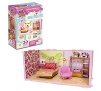 Bizak Suite Spaces Diseña tu Dormitorio Deluxe, Set DIY Modular XL Personalizable con Doble Espacio y 30 Accesorios, Incluye Muebles y Papeles Decorativos,para niñas Desde 6 años (64554119)