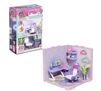 Bizak Suite Spaces Diseña tu Sala Gamer, Set DIY Modular Personalizable con Muebles y Accesorios, Incluye 20 Accesorios y Papeles Decorativos, para niñas Desde 6 años (64554118)