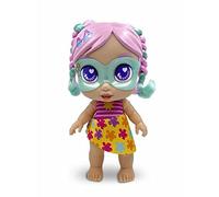 Bizak Super Cute Gabi Mision Playa, muñeca de 26 cm, con Pareo Convertible en Capa y Accesorios como biberón, Cepillo, Peine, Molde Tortuga y Caballito de mar, Arena y 1 Pulsera de misión (64320056)