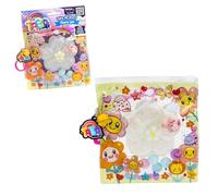 Bizak TABA World Squishy blanditos, Flor, Juguetes con función, perfumado, Brilla en la Oscuridad, Accesorios y bolsita transportable, Cascabel y mosquetón, 9 para coleccionar, +5 años (64525000-4)