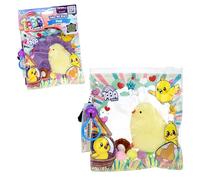 Bizak TABA World Squishy blanditos, Pollito, Juguetes con función, perfumado, brilla en la oscuridad, accesorios y bolsita transportable, cascabel y mosquetón, 9 para coleccionar, +5 años (64525000-6)