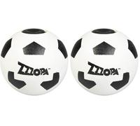 Bizak Zzzopa Ball Pelota Futbol (64119002), Blanco Y Negro (Paquete de 2)