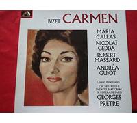 Bizet - BIZET, CARMEN WITH CALLAS, GEDDA, GUIOT, MASSARD, DIR. PRETRE UK SAN 140 1 2 Angel series box 3 lp with book