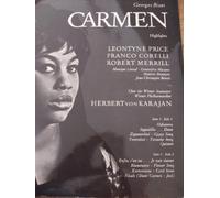 Bizet Carmen Arien und Szenen. Wiener Philharmoniker. Karajan. Vinyl LP.