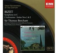 BIZET: Symphony in C, L'Arlesienne Suites 1 & 2 / ORTF National Orchestra, Royal Philharmonic Orchestra, Beecham
