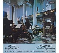 Bizet Symphony In C/prokofiev Classical Symphony LP (Vinyl Album) UK Argo 1973