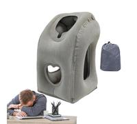 Bizhubmat Almohada De Viaje Inflable, Almohada De Cuello para Avión | Almohada De Viaje Inflable Portátil Con Bolsa De Transporte Para Dormir, Soporte Para Cabeza, Cuello Y Columna Lumbar