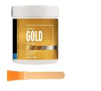 Bizhubmat Pintura Dorada para Madera,300g Rotulador Líquido Impermeable Brillante,Pintura Metálica Dorada - para Tela Cerámica Manualidades Muebles Lienzo Madera