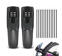 BIZOI 2 Piezas Guardabarros MTB, Desmontaje Rápido MTB Guardabarros Trasero, Fibra De Carbono Guardabarros De Bicicleta para Bicicleta De Montaña, Carretera Bicicleta, Bicicleta Universal, Carreras