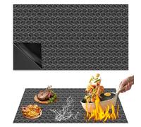 BIZOI Alfombrilla Protectora para Cocina de Inducción, 52x78cm Esterilla Protectora de Inducción, Protector de Placa de Induccion, Alfombrillas de Silicona para Placa de Inducción Reutilizables