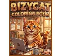 BIZYCAT Coloring Book: 30+ Animal Facts & Fun Activities for Kids: An Interactive Miniature Activity Book with Educational Games and Coloring Pages