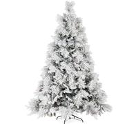 Bizzotto Árbol de navidad nevado de 180 cm de altura y 808 ramas en pe+pvc.