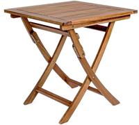 Bizzotto Mesa de madera de acacia 70x70x73