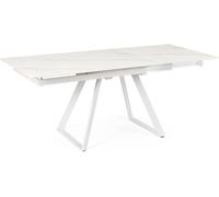 Bizzotto Mesa extensible 120/180x90 blanco/blanco