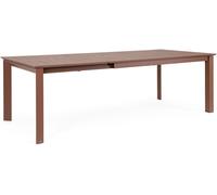 Bizzotto Mesa extensible de aluminio 160-240x100 roja